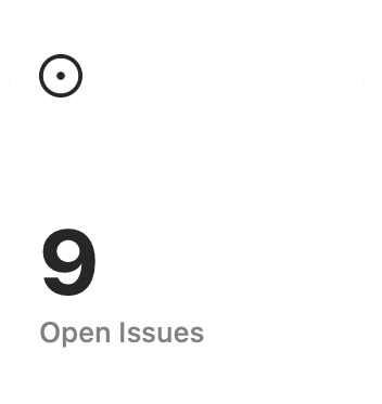 Open Issues Widget