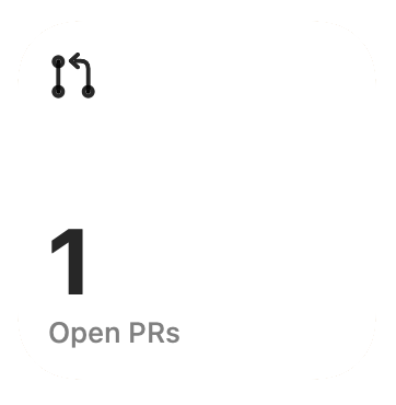 Pull Requests Widget